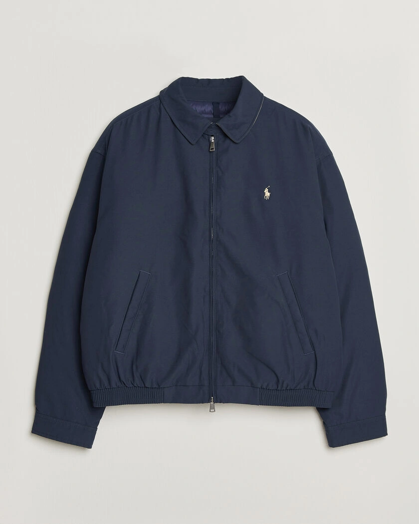 Polo Ralph Lauren Woven Twill Windbreaker Refined Navy – Blå
