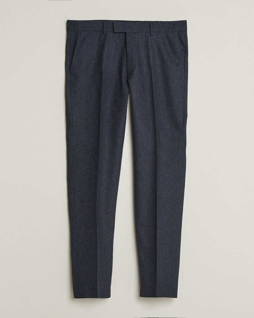 Tiger of Sweden Tenuta Wool Flannel Suit Trousers Midnight Blue – Blå