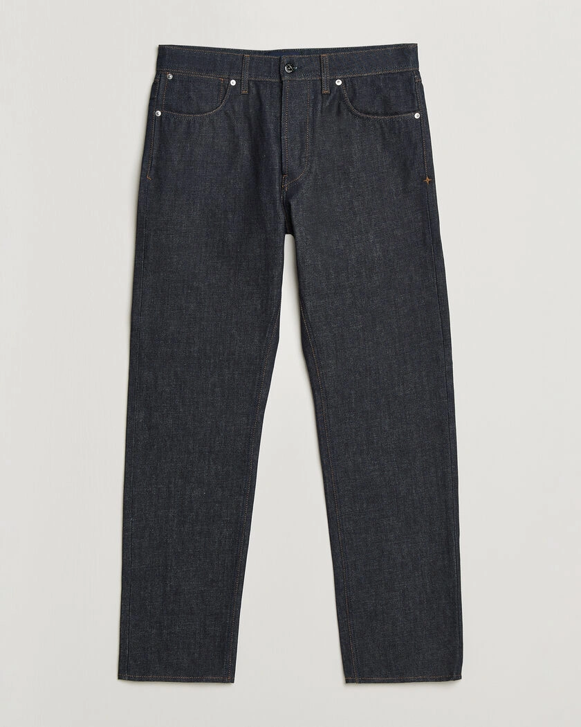Stone Island Regular Straight Fit Indigo Jeans Blue Raw – Blå