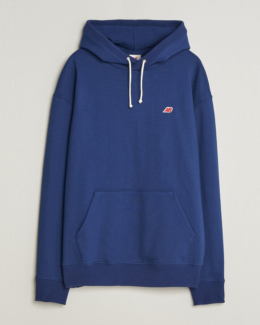 New Balance Made In US & UK New Balance Made in Made In USA Core Hoodie Blue Oyster – Blå