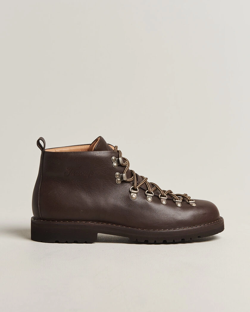 Fracap M120 Grain Leather Boot Dark Brown – Brun