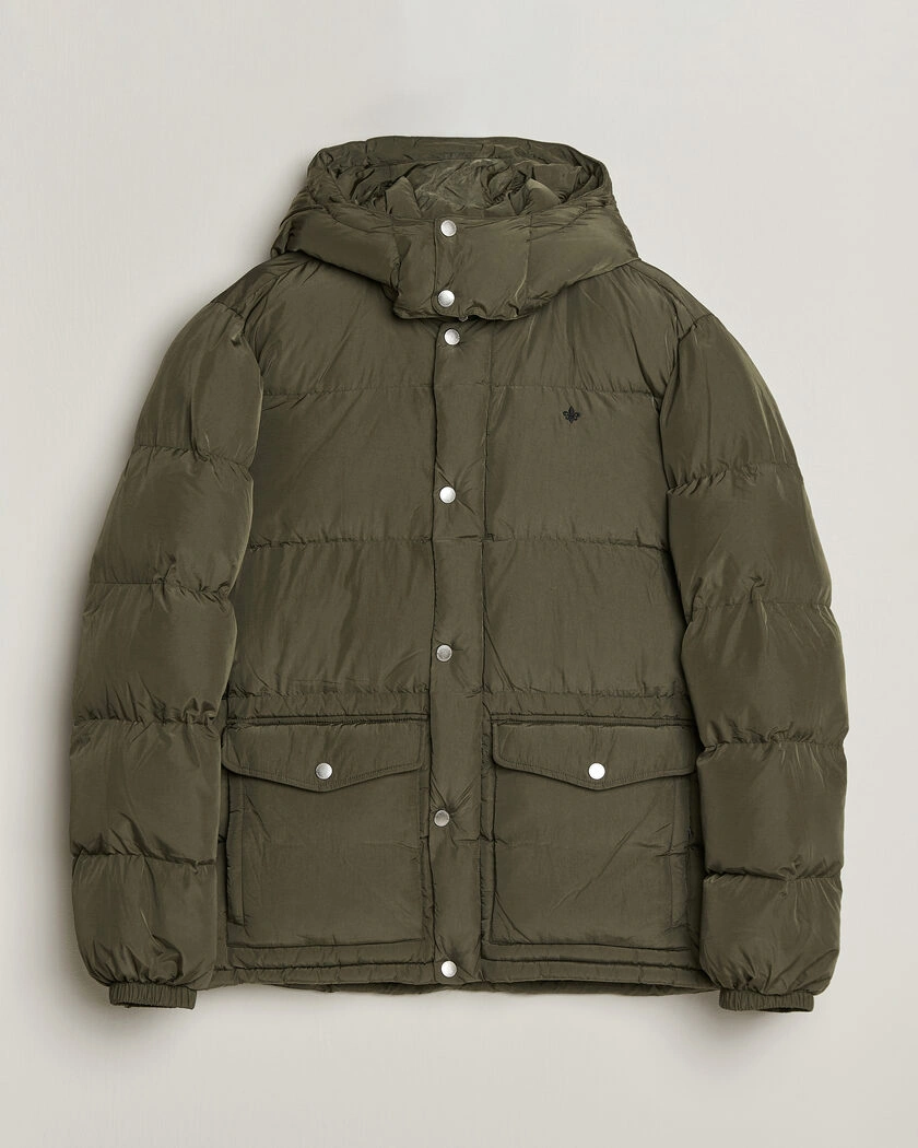 Morris Lennox Puffer Jacket Olive – Grön