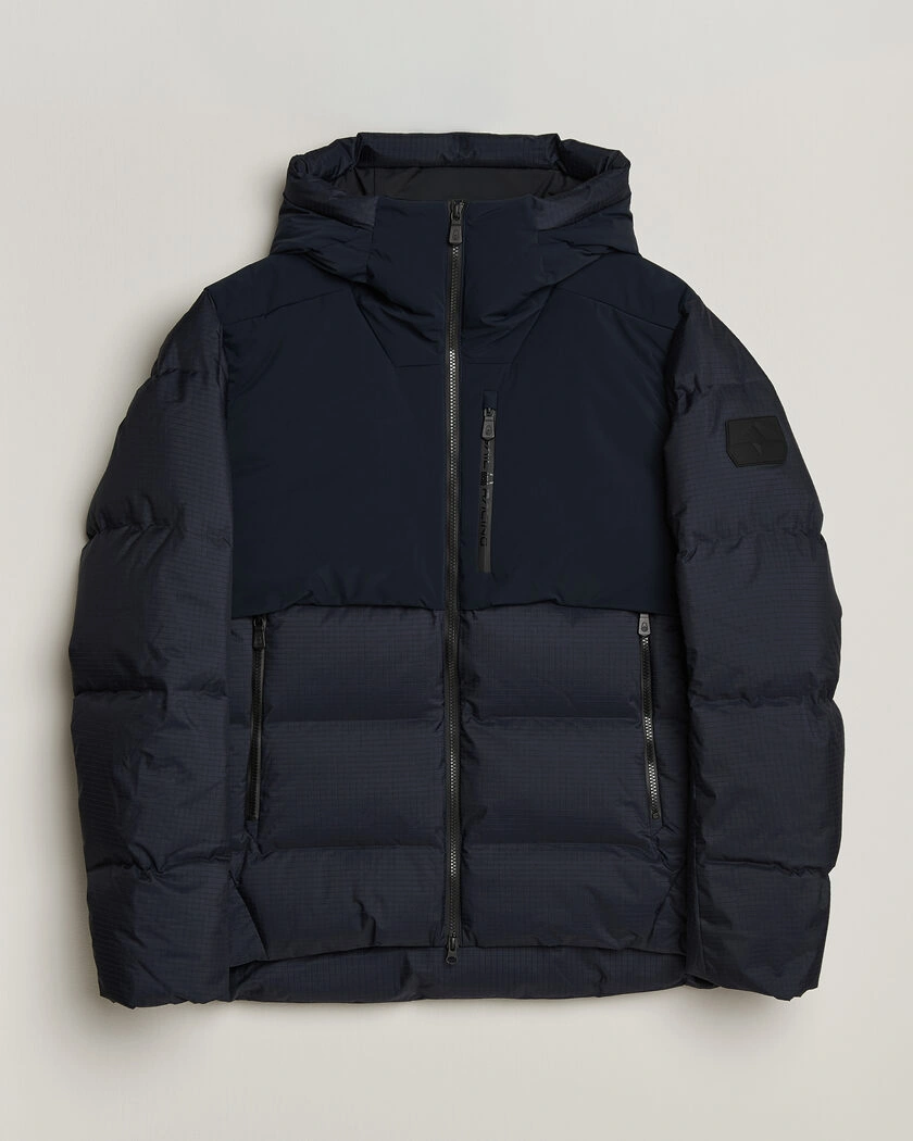 Sail Racing Polar Down Hooded Jacket Dark Navy – Blå