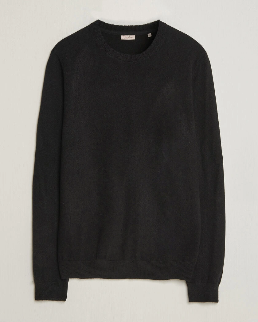 Stenströms Cashmere Crewneck Black – Svart