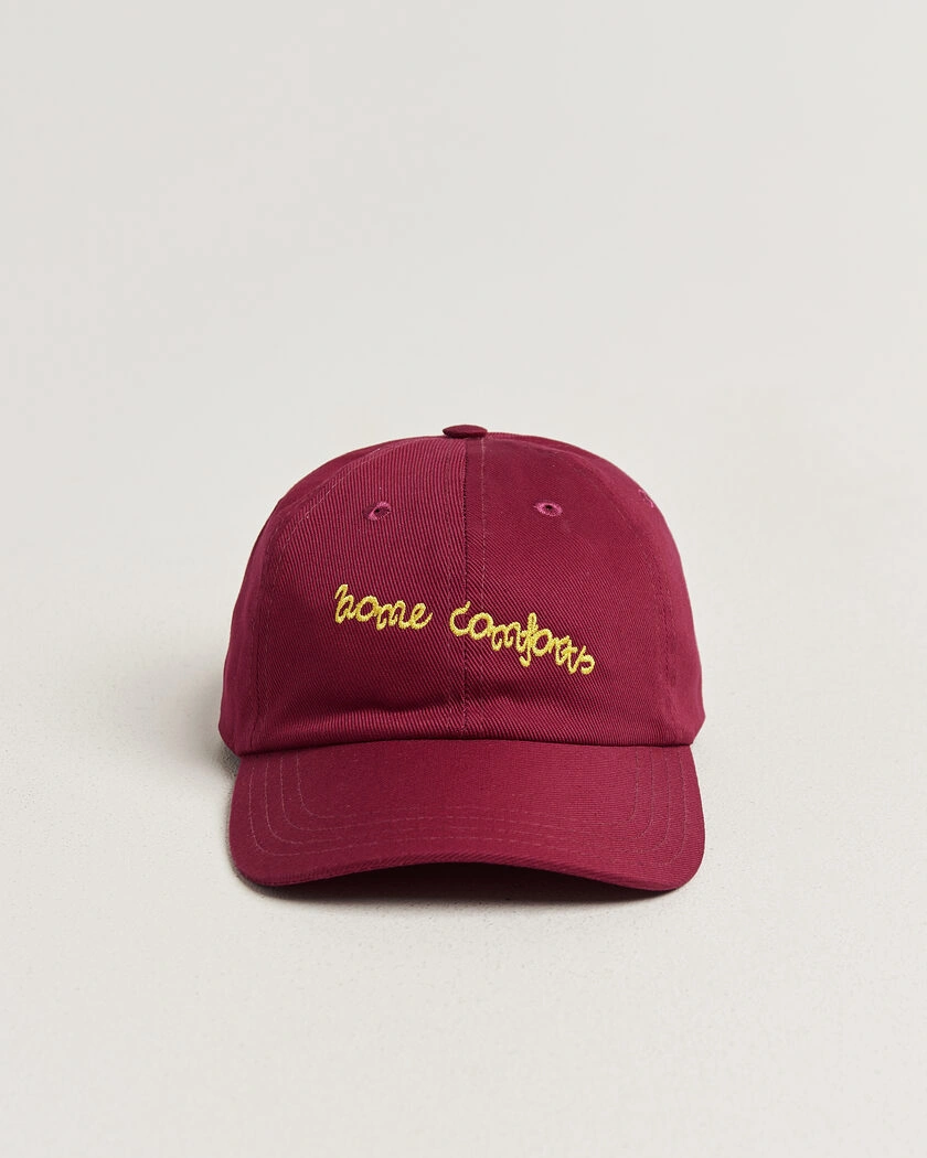 Drake's Home Comforts Twill Baseball Cap Red – Röd