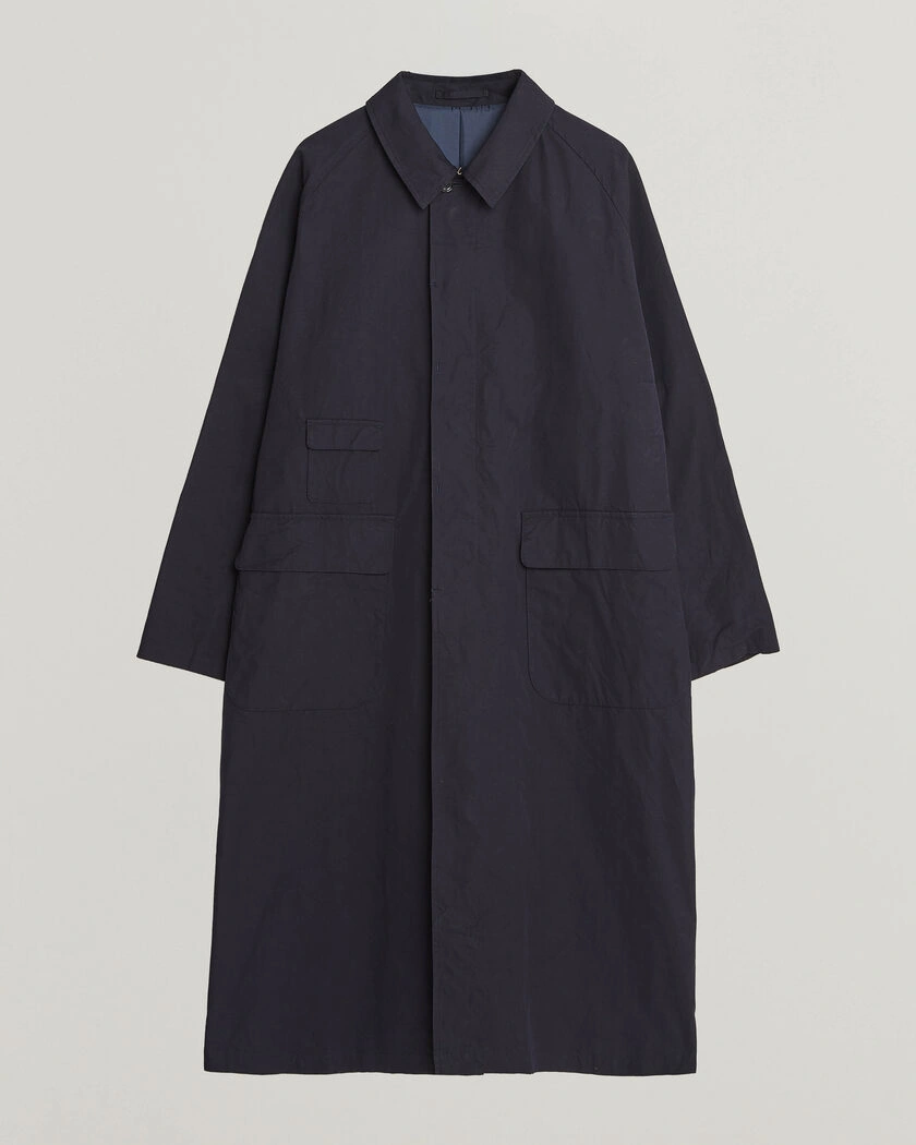 BEAMS PLUS Oxford Over Coat Navy – Blå
