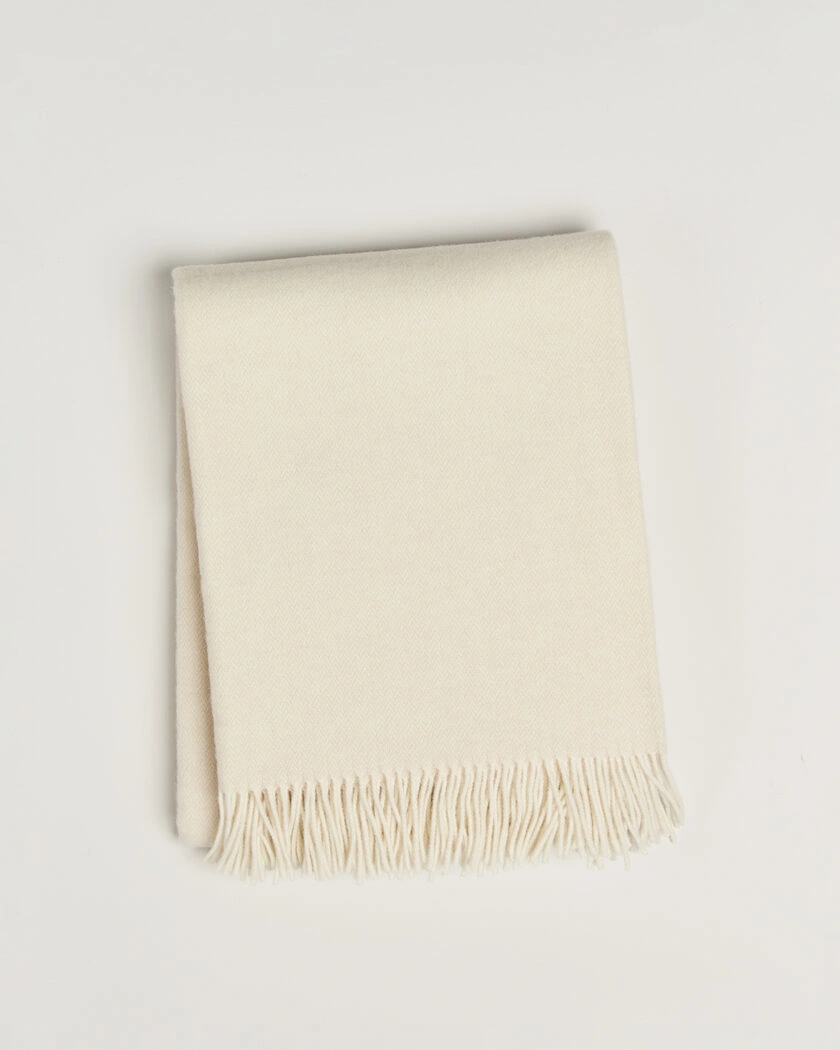 Ralph Lauren Home Jax Wool/Cashmere Throw Blanket True Cream – Beige