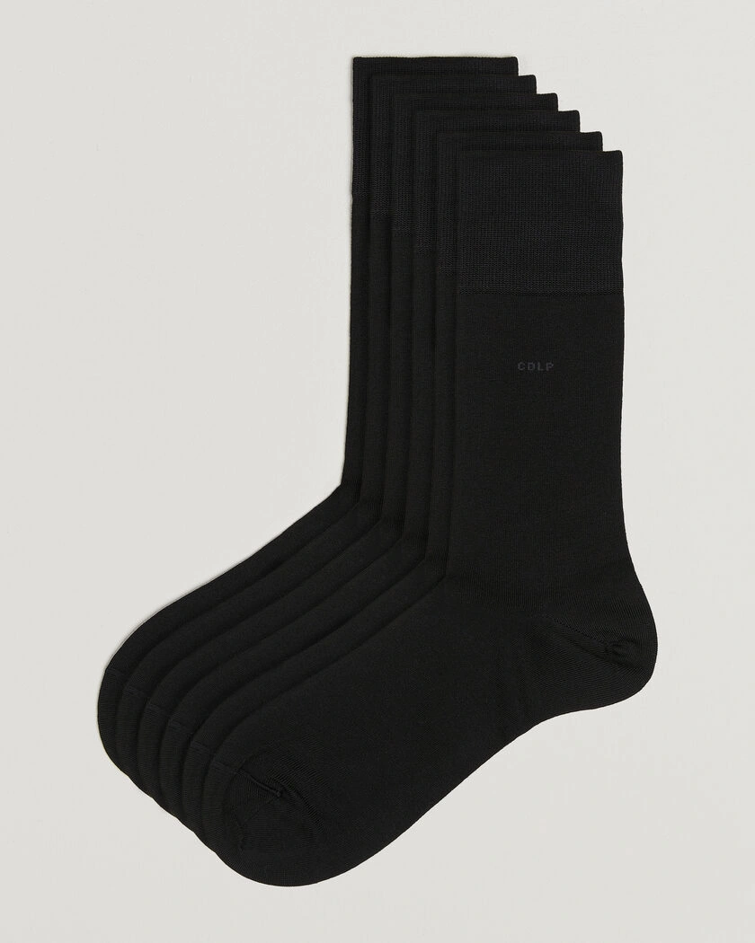 CDLP 6-Pack Mid Length Socks Black – Svart