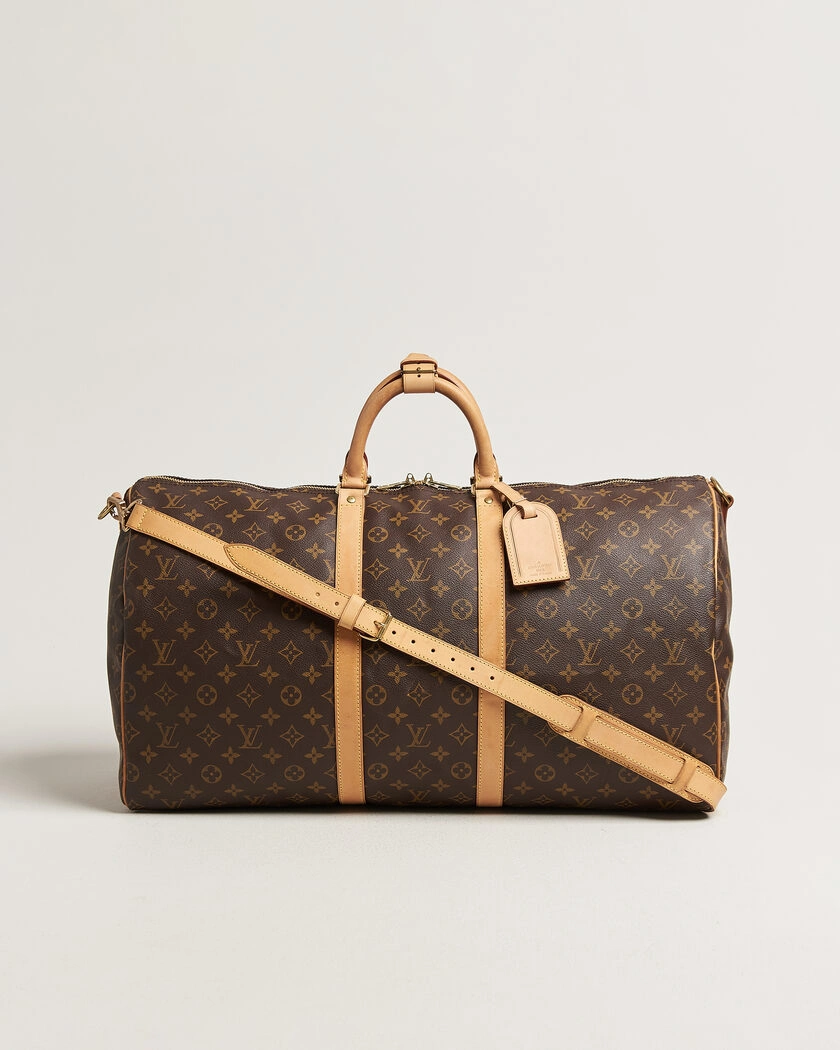 Louis Vuitton Pre-Owned Keepall Bandouliére 55 Monogram – Brun