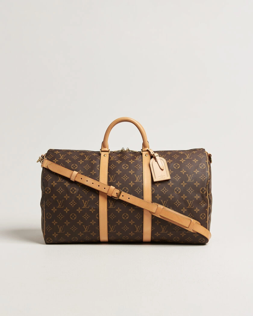 Louis Vuitton Pre-Owned Keepall 50 Bandoulière Monogram – Brun
