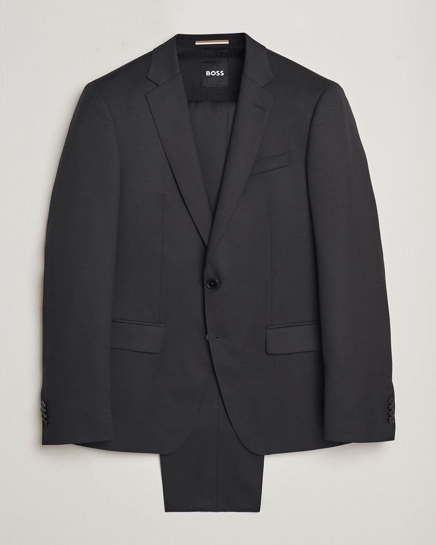 Herr | Kostymer | BOSS BLACK | Huge Wool Suit Black