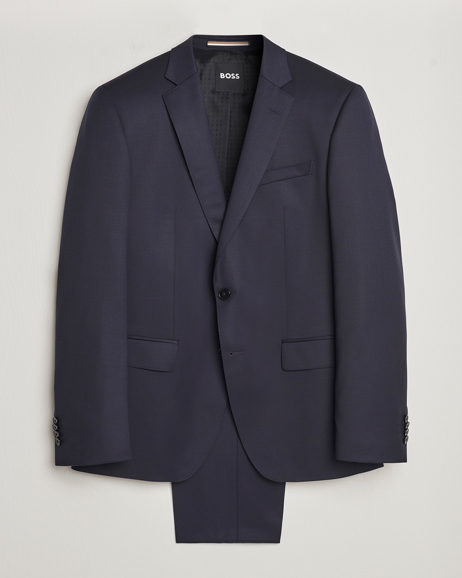 Herr | Kostymer | BOSS BLACK | Huge Wool Suit Dark Blue