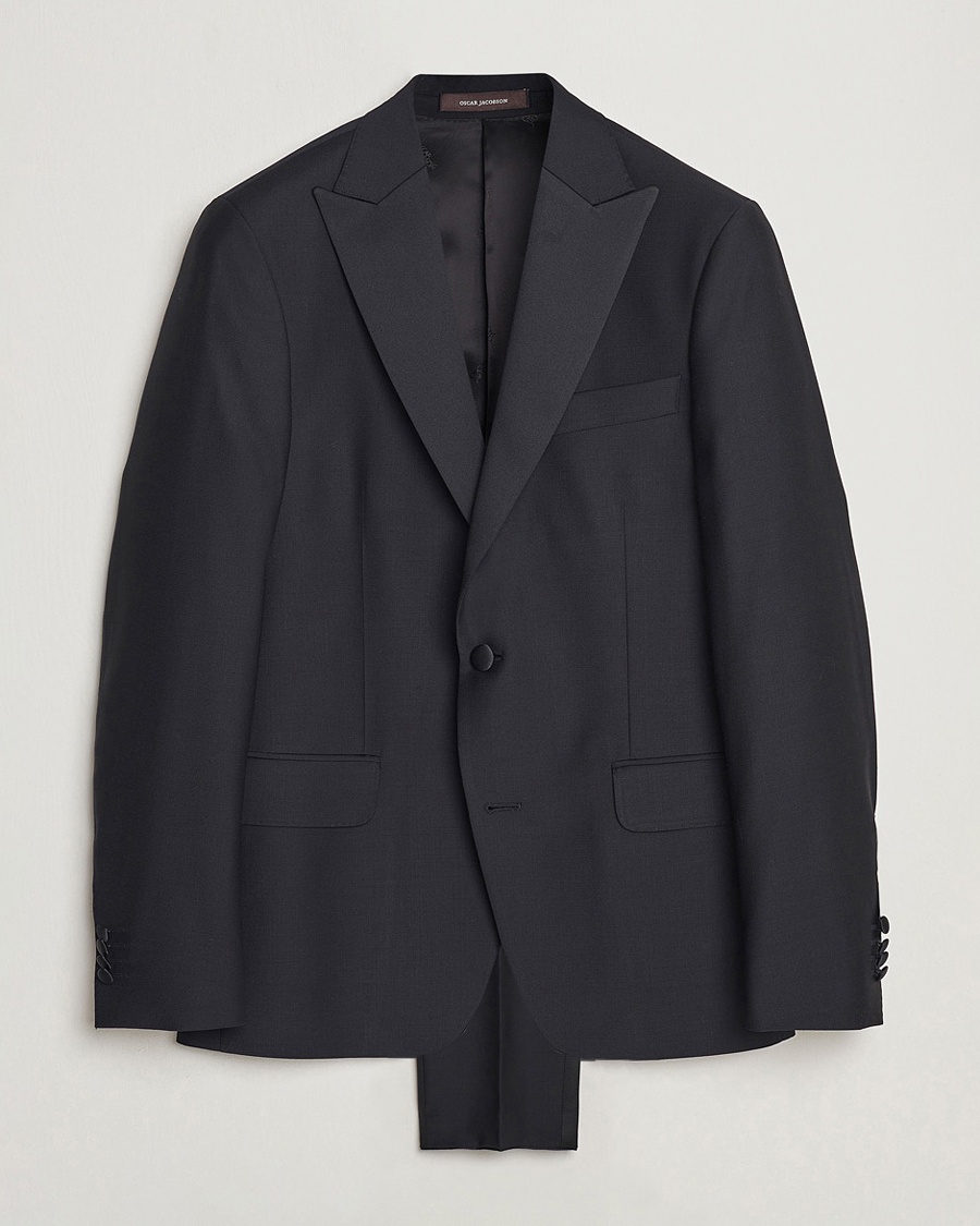 Herr | Kostymer | Oscar Jacobson | Elder Wool Tuxedo Black