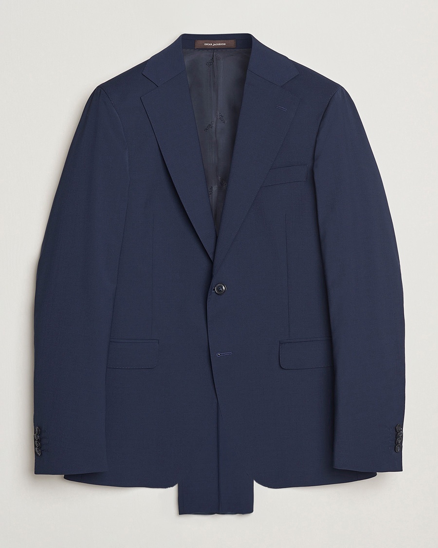 Herr | Kostymer | Oscar Jacobson | Ego Wool Blend Suit Blue