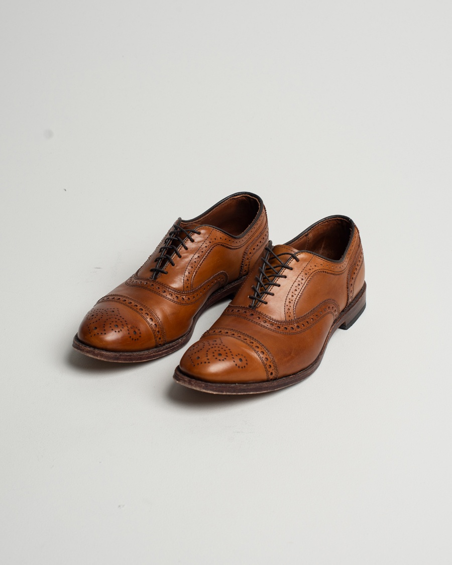Herr | Pre-owned kläder & skor | Pre-owned | Allen Edmonds Strand Brogue Walnut Calf UK9,5/EU43,5