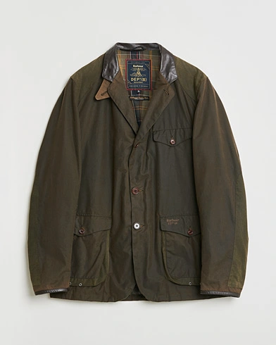 Pre-owned Barbour Heritage Dept. B Commander Jacket Olive XL – Grön