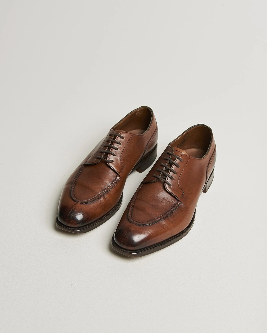 Herr | Pre-owned Randsydda skor | Pre-owned | Edward Green Dover Split Toe Dark Oak Calf