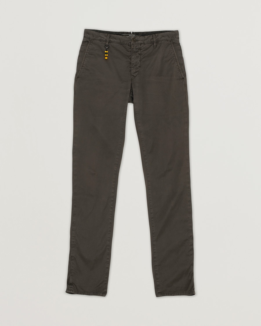 Herr | Pre-owned Byxor | Pre-owned | Incotex Slim Fit Stretch Slacks Dark Brown