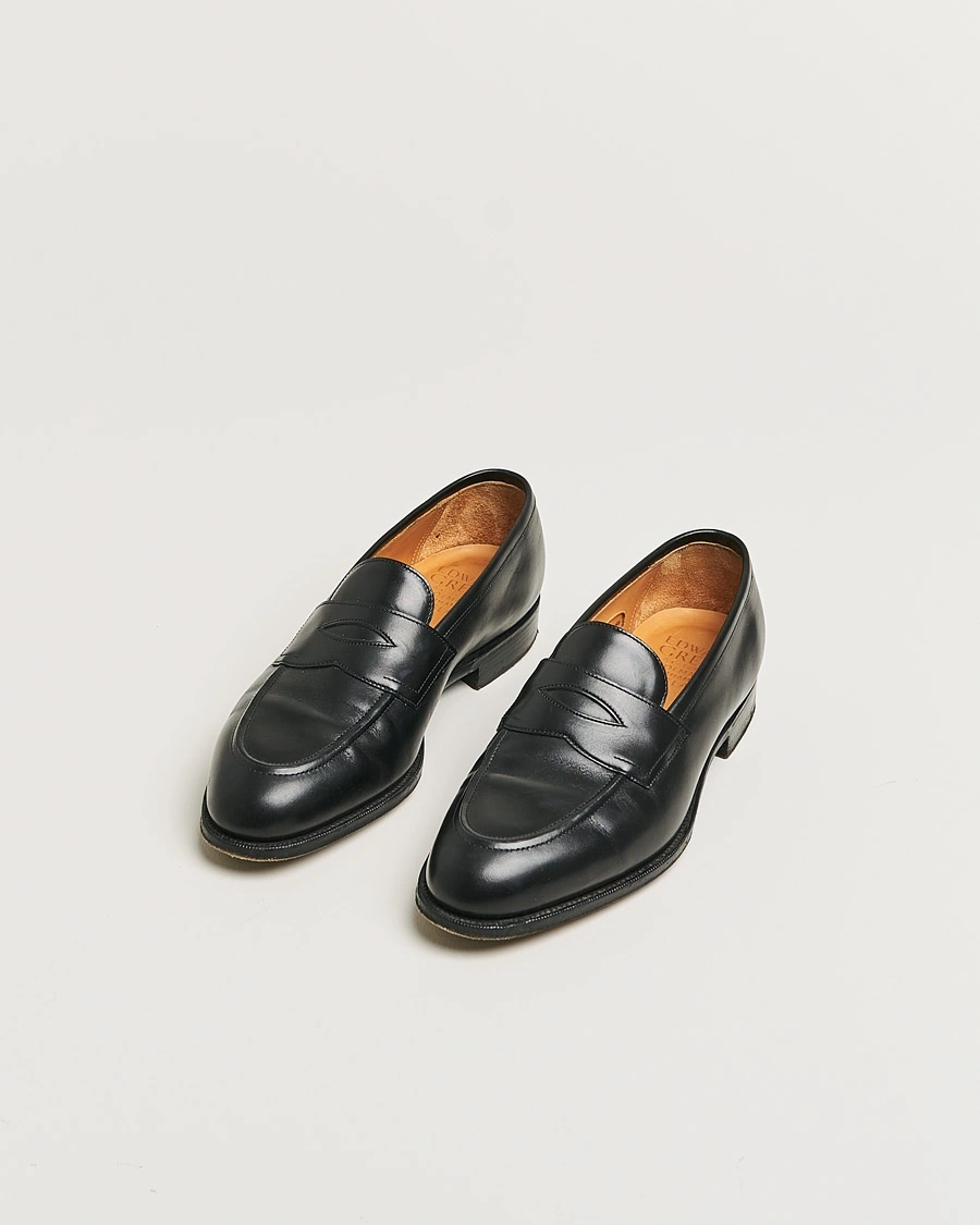 Herr | Pre-owned Randsydda skor | Pre-owned | Edward Green Piccadilly Penny Loafer Black Calf