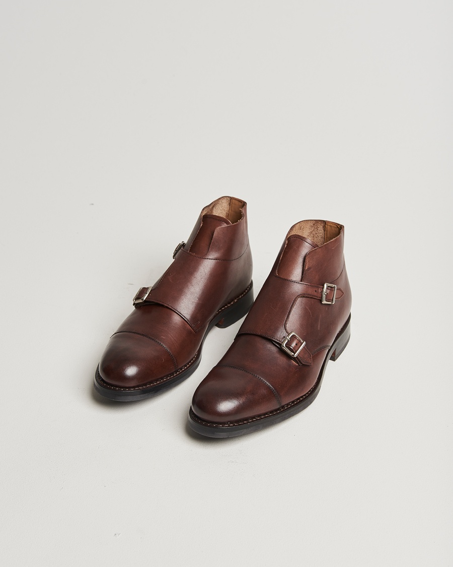 Herr | Pre-owned Skor | Pre-owned | Grenson Hansel Monkstrap Boots Brown UK7,5 - EU41,5