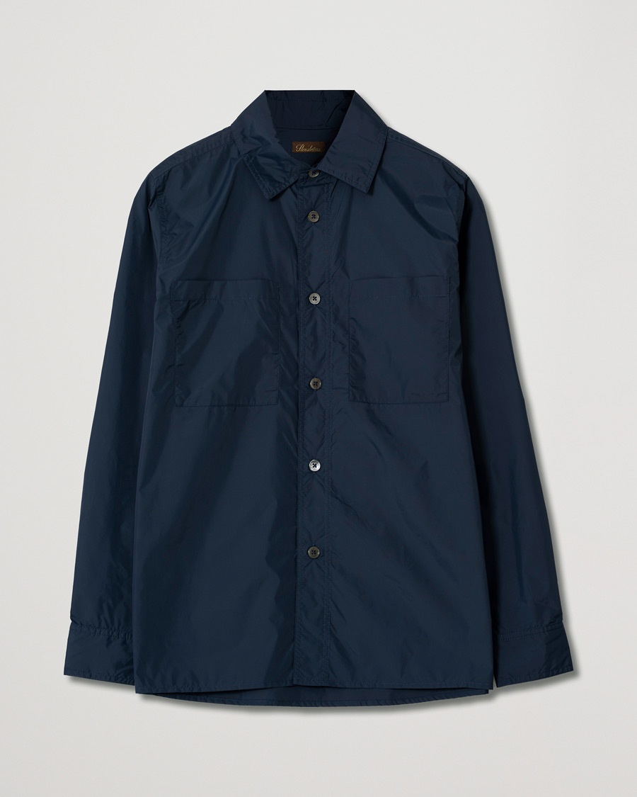 Herr | Pre-owned Skjortor | Pre-owned | Stenströms Nylon Overshirt Navy