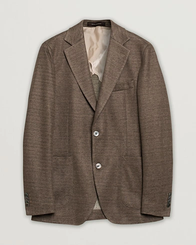 Oscar Jacobson Egel Patch Linen Blazer Brown 50