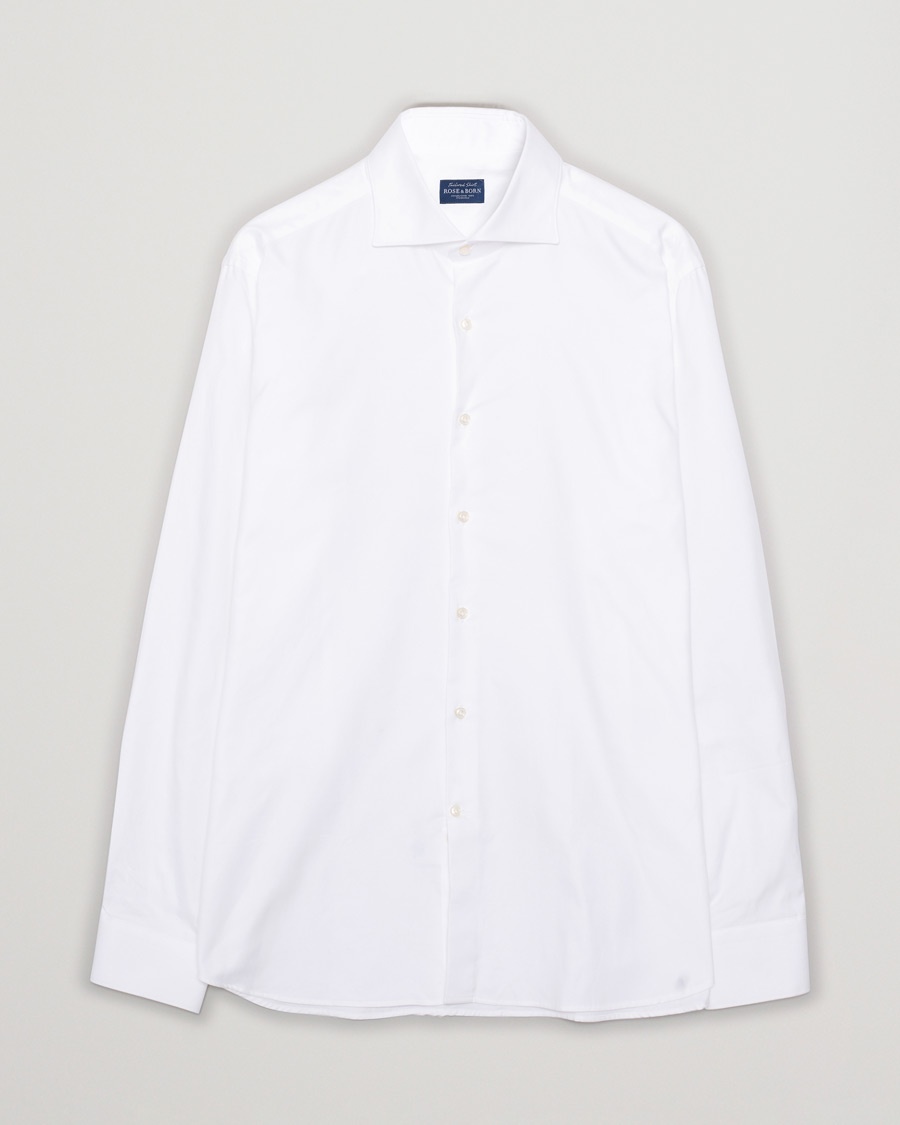 Herr | Pre-owned Skjortor | Pre-owned | Rose & Born Pinpoint Oxford Shirt White 45 - XXL