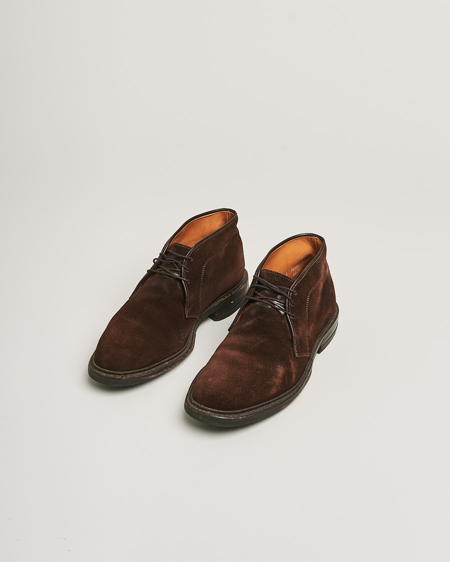 Herr | Pre-owned kläder & skor | Pre-owned | Allen Edmonds Comstock Suede Chukka Boots Brown US6,5/EU39,5
