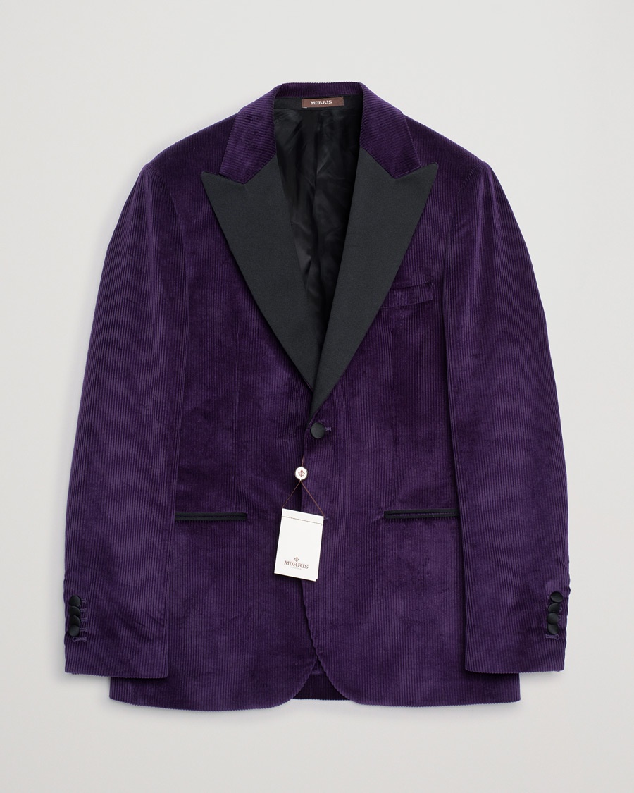Herr | Pre-owned Kavajer | Pre-owned | Morris Heritage Carl Corduroy Dinner Jacket Purple