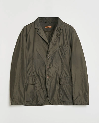 Pre-owned Aspesi Nylon Blazer Army Green XL – Grön