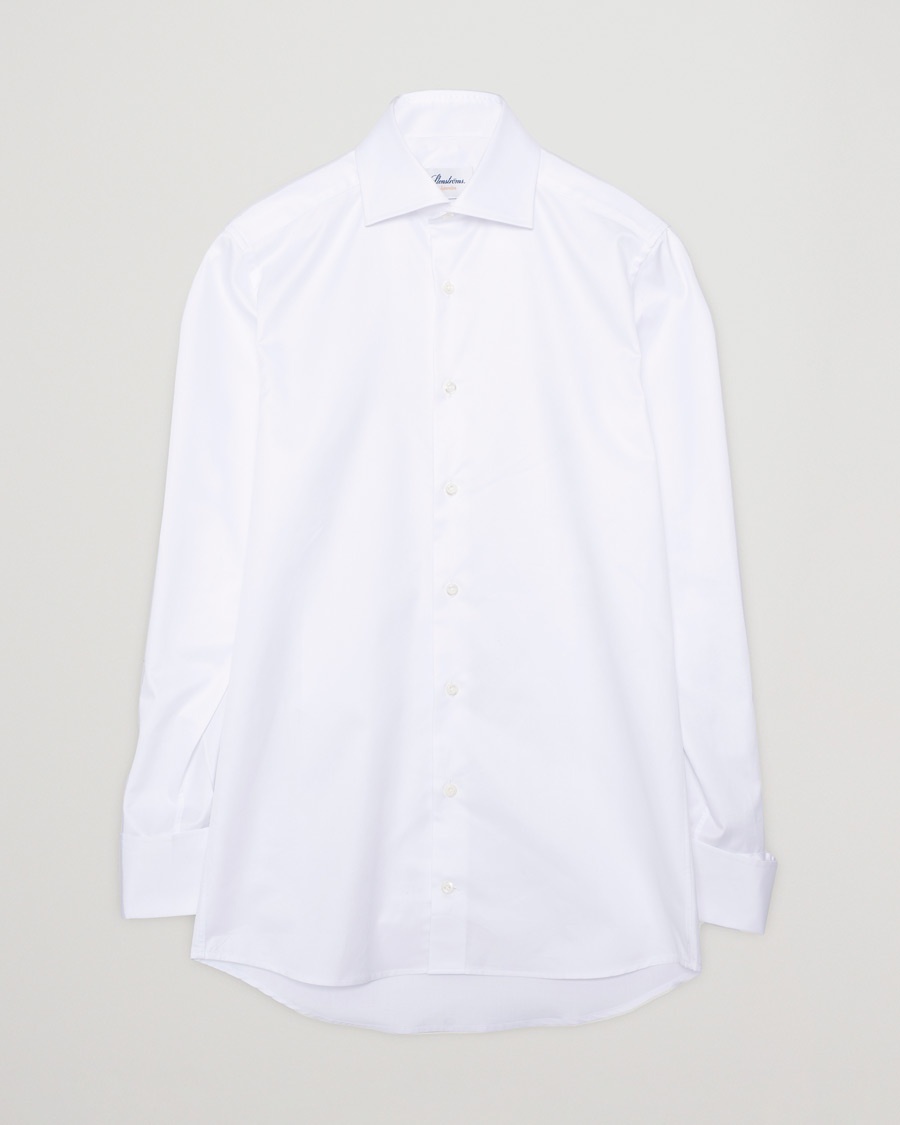 Herr | Pre-owned Skjortor | Pre-owned | Stenströms Superslim Double Cuff Cotton Shirt White 36 - S