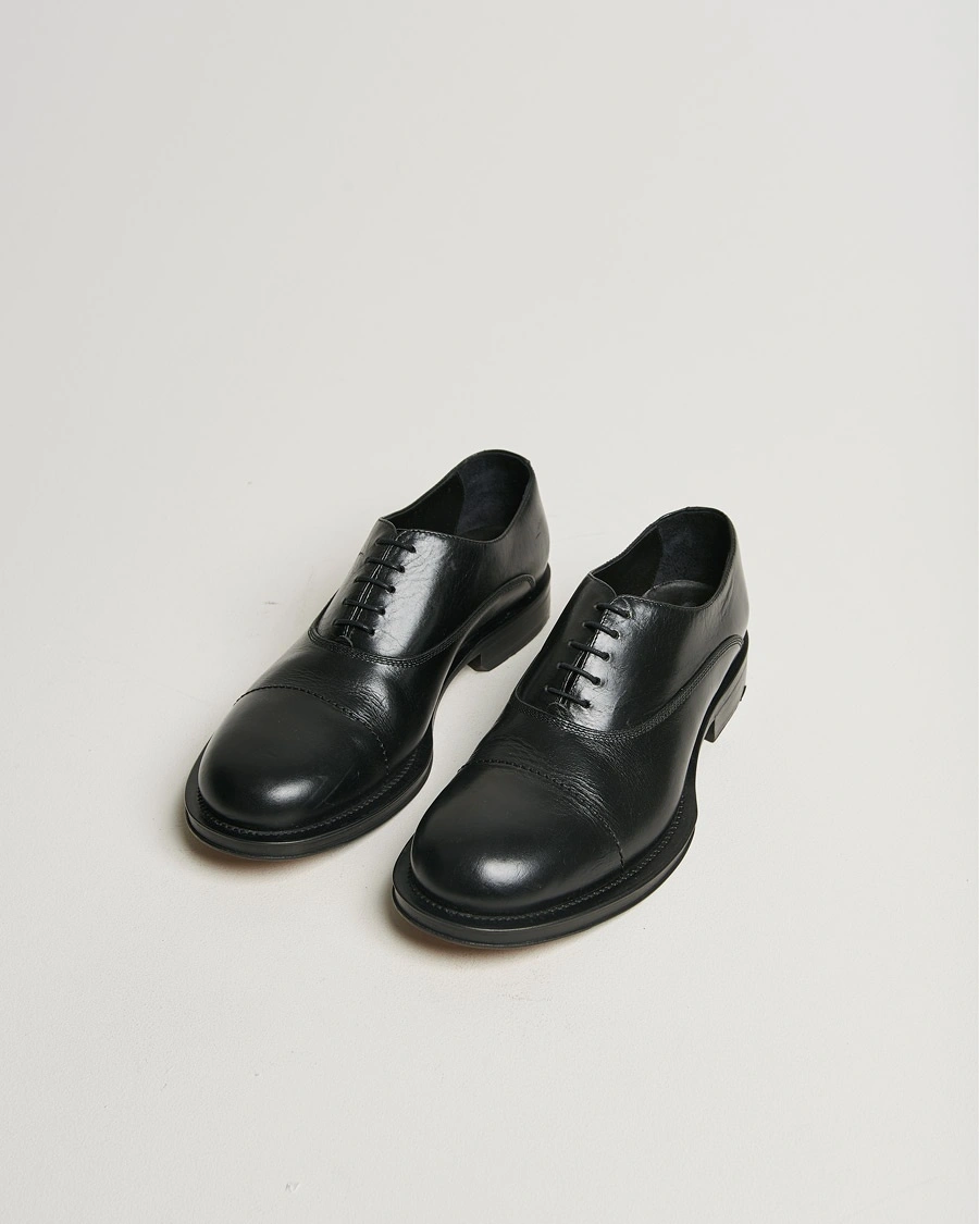 Herr | Pre-owned Randsydda skor | Pre-owned | Lanvin Leather Derby Black Calf