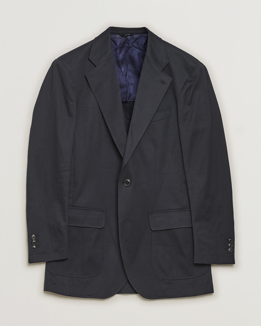 Herr | Pre-owned kläder & skor | Pre-owned | Berg&Berg Cotton Blazer Navy 48