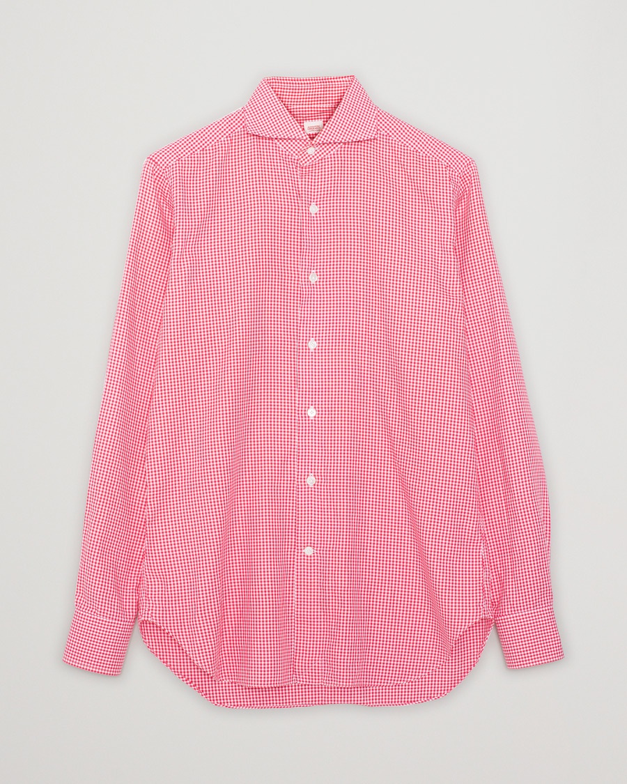 Herr | Pre-owned kläder & skor | Pre-owned | Alessandro Gherardi Slim Checked Dress Shirt Red 39 - M