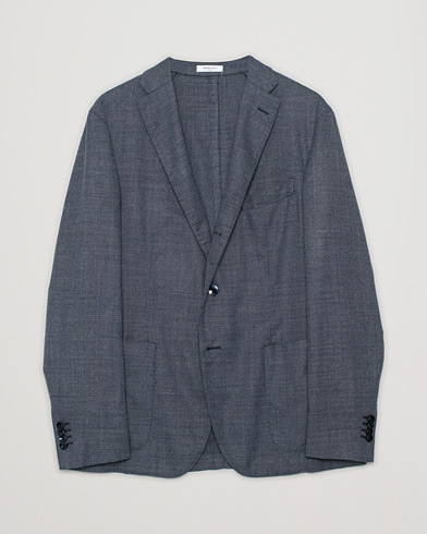 Boglioli K Jacket Wool Hopsack Blazer Grey 52