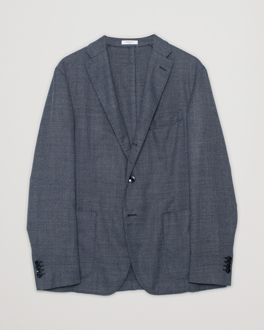 Herr | Pre-owned kläder & skor | Pre-owned | Boglioli K Jacket Wool Hopsack Blazer Grey 52