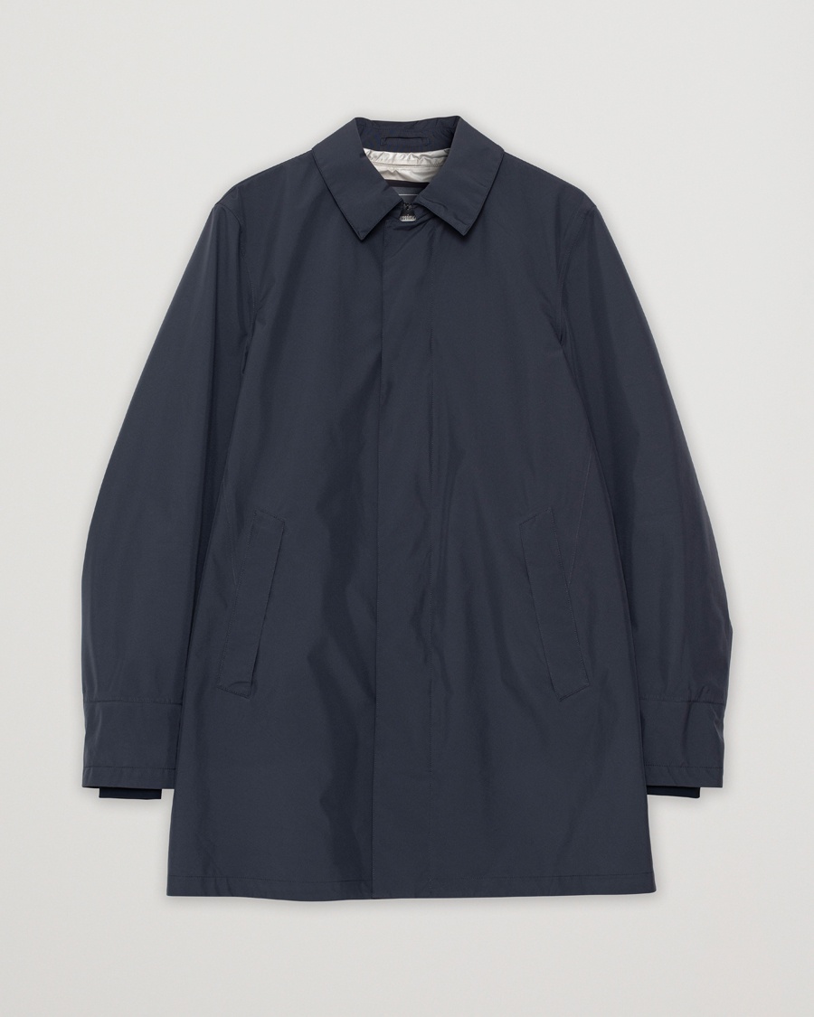 Herr | Pre-owned Jackor | Pre-owned | Herno Laminar Waterproof Coat Navy