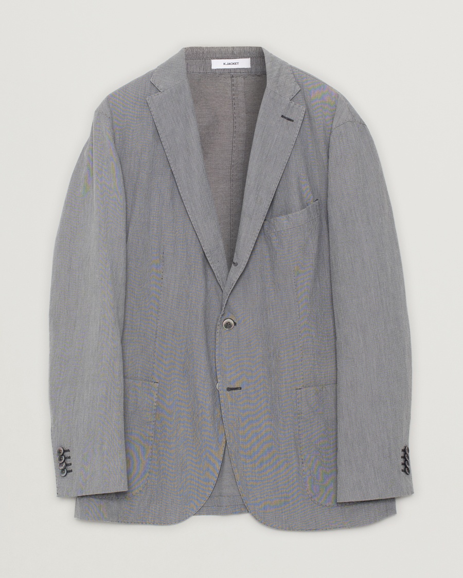 Herr | Pre-owned kläder & skor | Pre-owned | Boglioli K Jacket Seersucker Blazer Grey 54