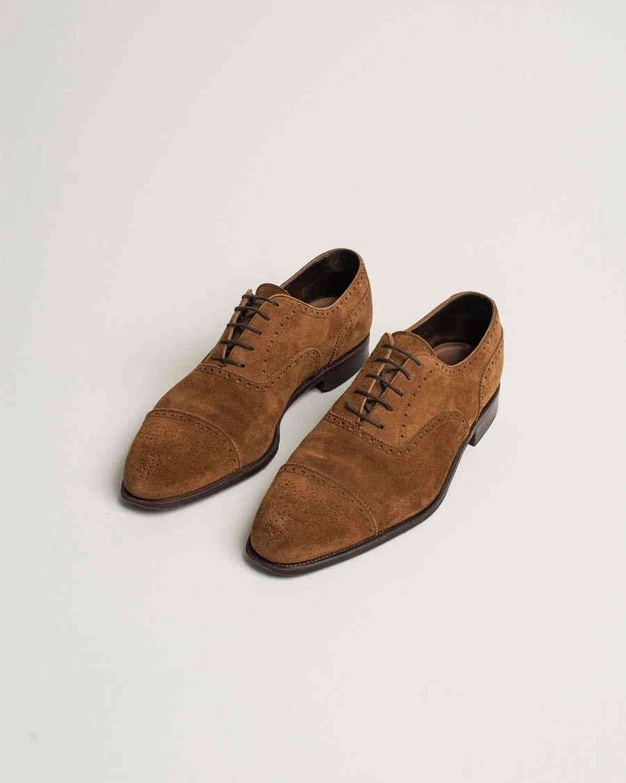 Herr | Pre-owned Skor | Pre-owned | Carmina Derbys Medium Brown Suede UK11,5 - EU45,5