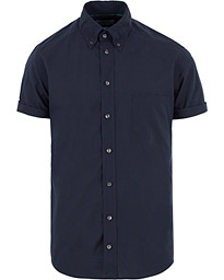  Slim Fit Indigo Short Sleeve Shirt Dark Blue