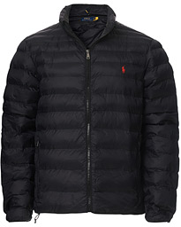 polo black down jacket