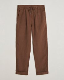  Prepster Linen Trousers Chocolate Mousse
