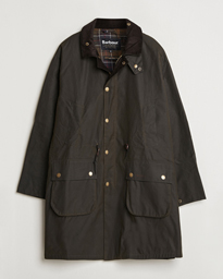  Bedale Wax Trench Coat Olive