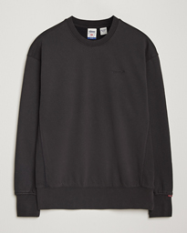  Garment Dyed Authentic Crew Neck Sweatshirt Black