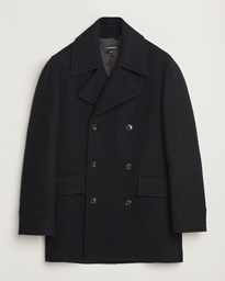  Arno Double Breasted Coat Black