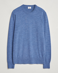  Merino Round Neck Sweater Blue Melange