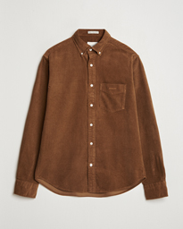  Regular Fit Corduroy Shirt Brown Melange