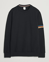  Striped Arm Sweatshirt Black