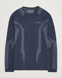  Long Sleeve Wool Tech Shirt Space Blue