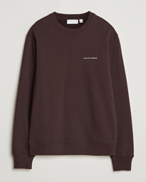  Emerson Crew Neck Sweatshirt Dark Chocolate